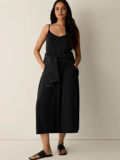 Fine Jersey Lantern Dress