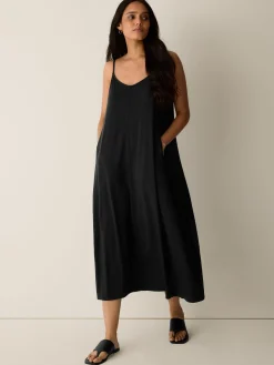Fine Jersey Lantern Dress