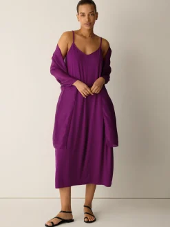 Fine Jersey Lantern Dress