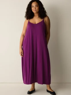 Fine Jersey Lantern Dress