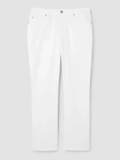 Garment-Dyed Organic Cotton Denim Kick Jean