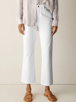 Garment-Dyed Organic Cotton Denim Kick Jean