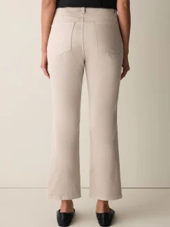 Garment-Dyed Organic Cotton Denim Kick Jean