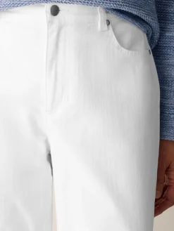 Garment-Dyed Organic Cotton Denim Straight Jean