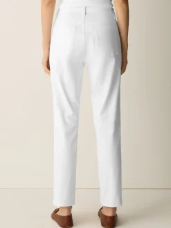 Garment-Dyed Organic Cotton Denim Slim Jean