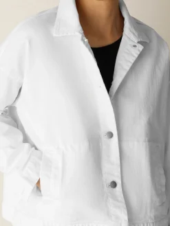 Garment-Dyed Organic Cotton Denim Jacket