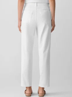 Garment-Dyed Organic Cotton Denim Slim Jean