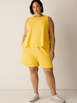 Garment-Dyed Organic Cotton Terry Shell