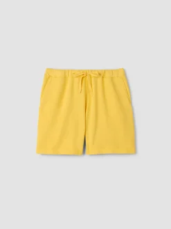 Garment-Dyed Organic Cotton Terry Walking Shorts