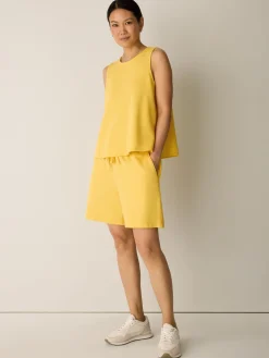 Garment-Dyed Organic Cotton Terry Walking Shorts