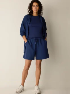 Garment-Dyed Organic Cotton Terry Walking Shorts