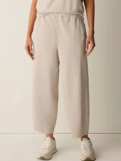 Garment-Dyed Organic Cotton Terry Lantern Pant
