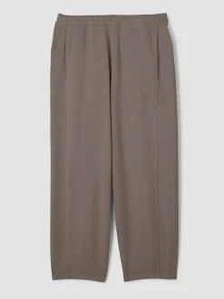 Garment-Dyed Organic Cotton Terry Lantern Pant