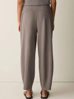 Garment-Dyed Organic Cotton Terry Lantern Pant