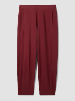 Garment-Dyed Organic Cotton Terry Lantern Pant