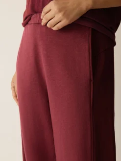 Garment-Dyed Organic Cotton Terry Lantern Pant