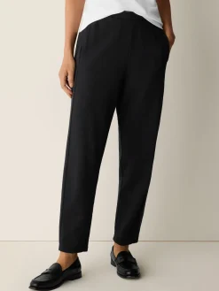 Garment-Dyed Organic Cotton Terry Slouchy Pant