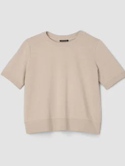Garment-Dyed Organic Cotton Terry Wedge Tee