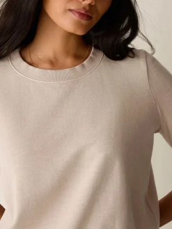 Garment-Dyed Organic Cotton Terry Wedge Tee