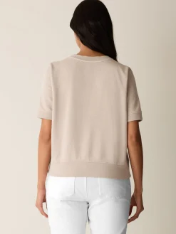 Garment-Dyed Organic Cotton Terry Wedge Tee
