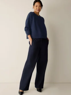 Garment-Dyed Organic Cotton Terry Cropped Box-Top