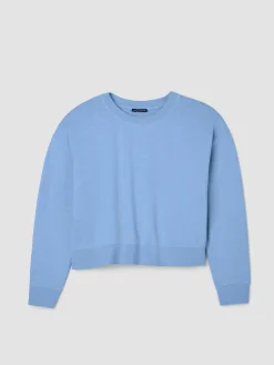 Garment-Dyed Organic Cotton Terry Cropped Box-Top