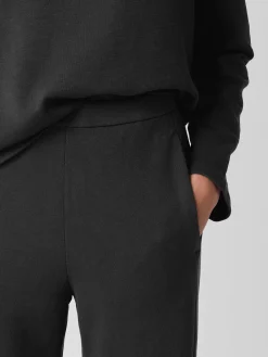 Garment-Dyed Terry Slouchy Pant