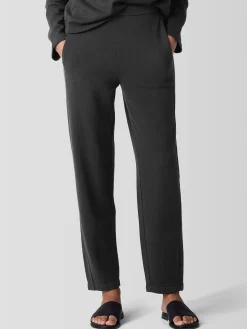 Garment-Dyed Terry Slouchy Pant