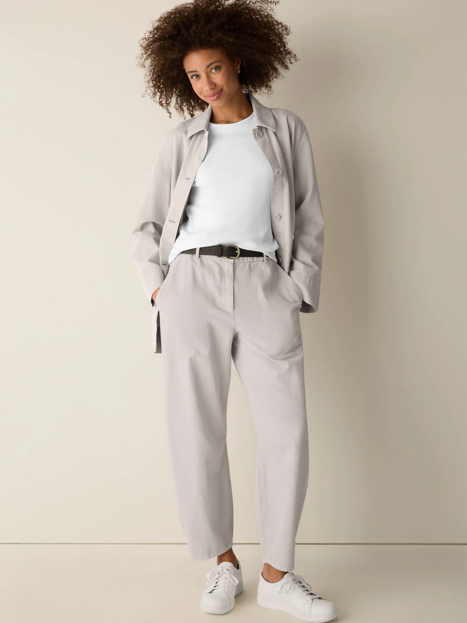 Garment-Dyed Utility Cotton Arch Pant