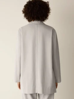 Garment-Dyed Utility Cotton Classic Collar Long Jacket