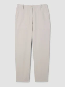 Garment-Dyed Utility Cotton Tapered Pant