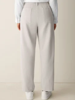 Garment-Dyed Utility Cotton Tapered Pant