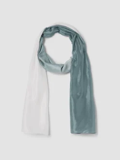 Hand-Dyed Organic Silk Scarf