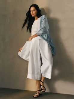 Hand-Dyed Organic Silk Scarf