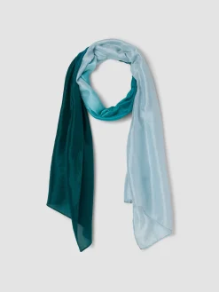 Hand-Dyed Organic Silk Scarf