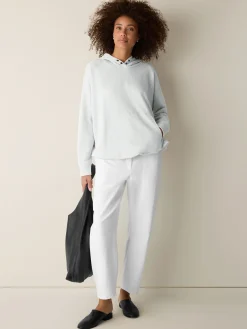 Heathered Fleece Hooded Long Top