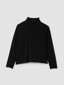 Italian Cashmere Turtleneck Top