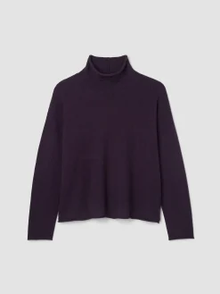 Italian Cashmere Turtleneck Top