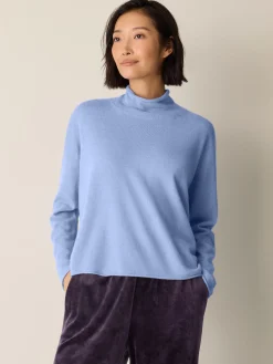 Italian Cashmere Turtleneck Top