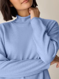 Italian Cashmere Turtleneck Top