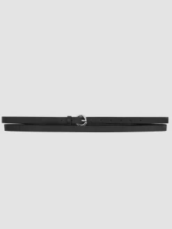 Italian Leather Double-Wrap Belt