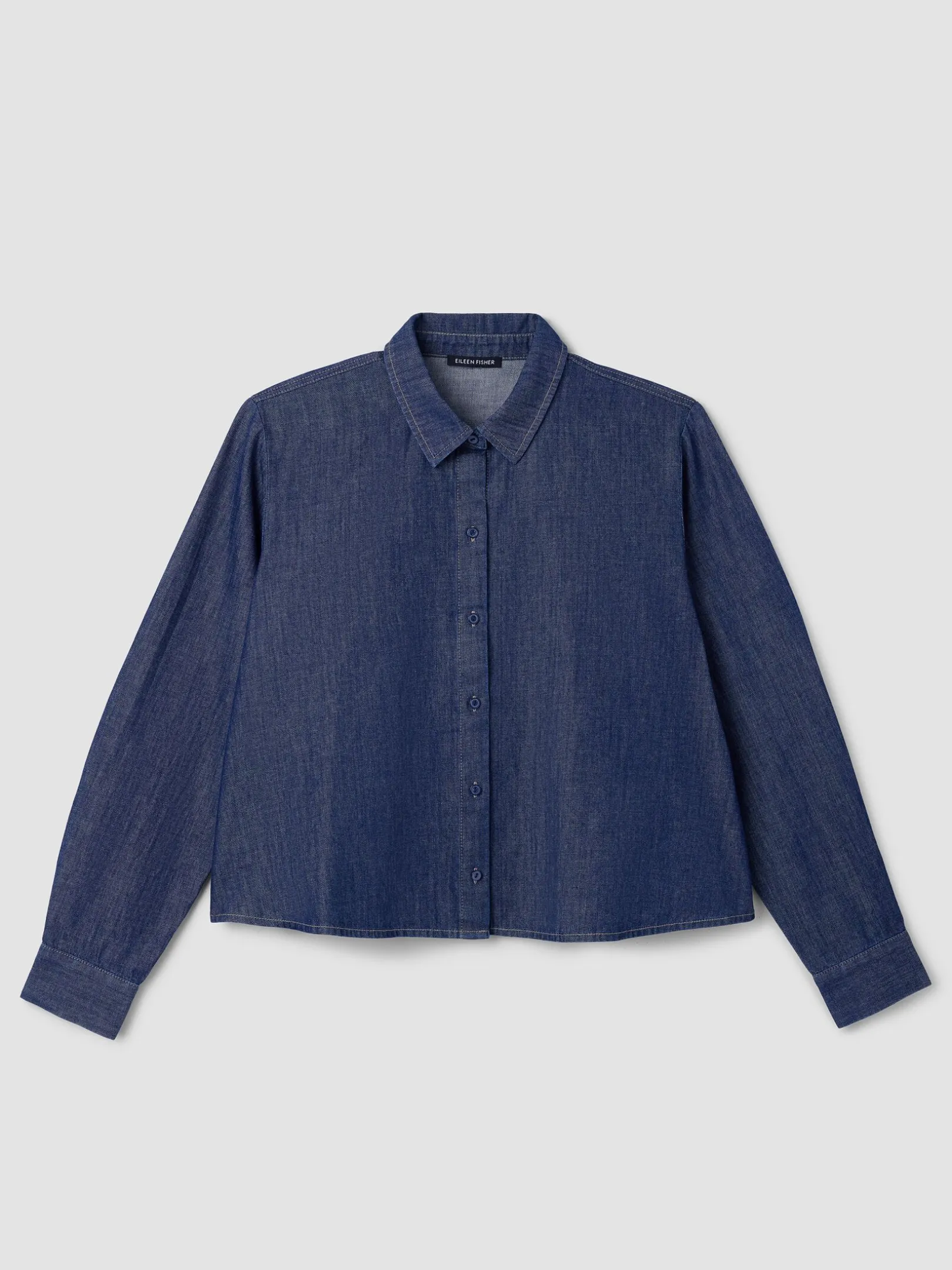 Lightweight Organic Cotton Denim Classic Collar Shirt
