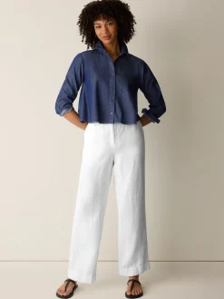 Lightweight Organic Cotton Denim Classic Collar Shirt