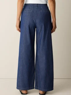 Lightweight Organic Cotton Denim Full-Length Trouser