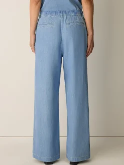 Lightweight Organic Cotton Denim Full-Length Trouser