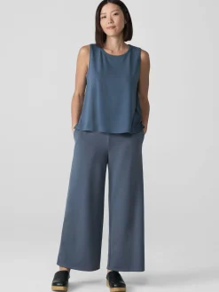 Lightweight PonteWide-Leg Pant