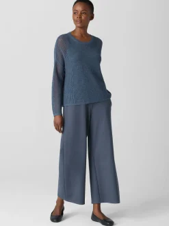 Lightweight PonteWide-Leg Pant