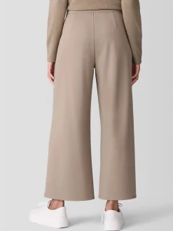 Lightweight PonteWide-Leg Pant
