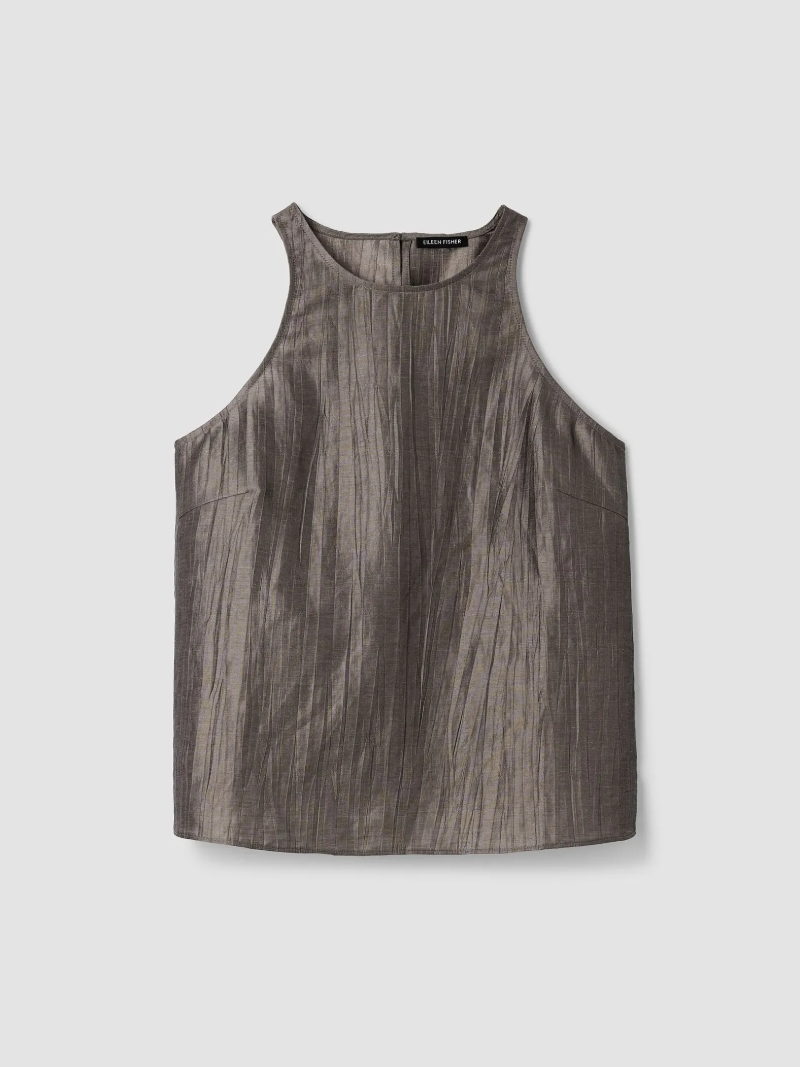 Linen Sheen Halter Neck Top