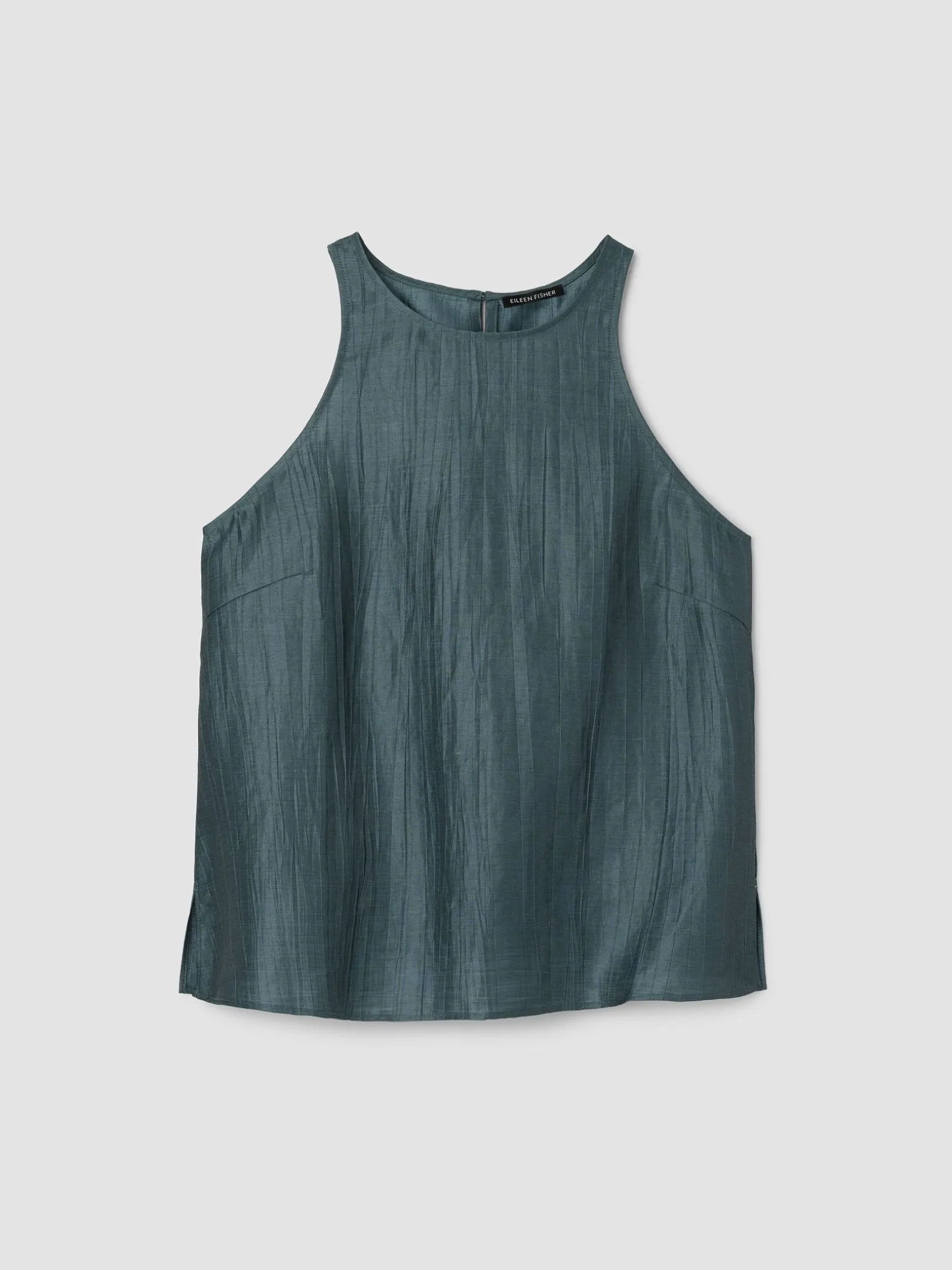 Linen Sheen Halter Neck Top